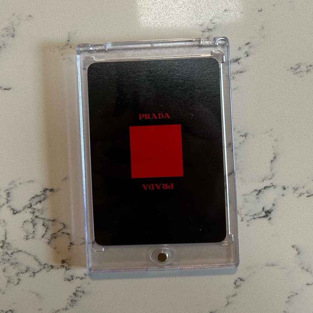 Prada Collector Playing Card